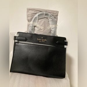 Kate Spade Staci Medium Satchel Bag Black